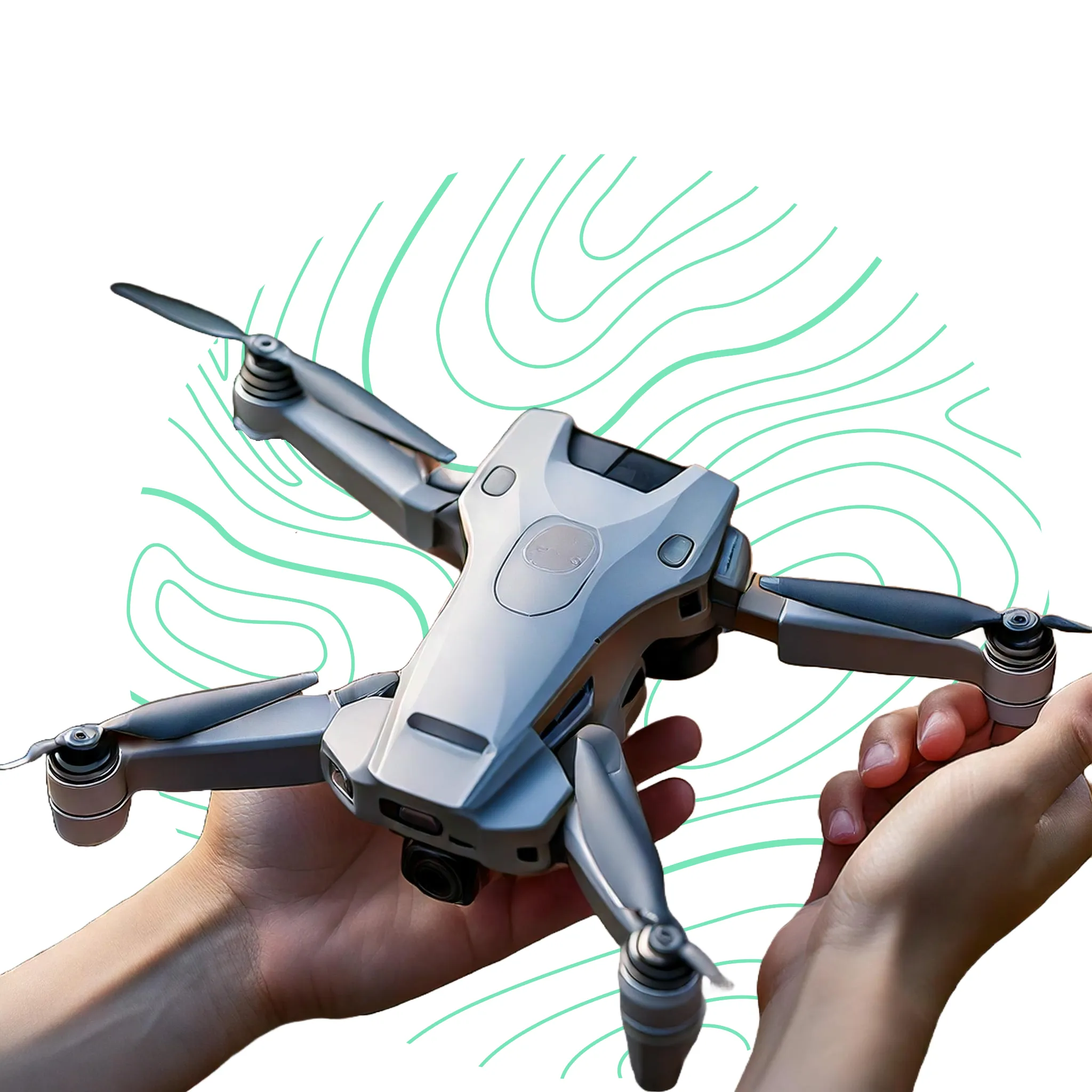 Preparación de un dron para operaciones aéreas avanzadas.