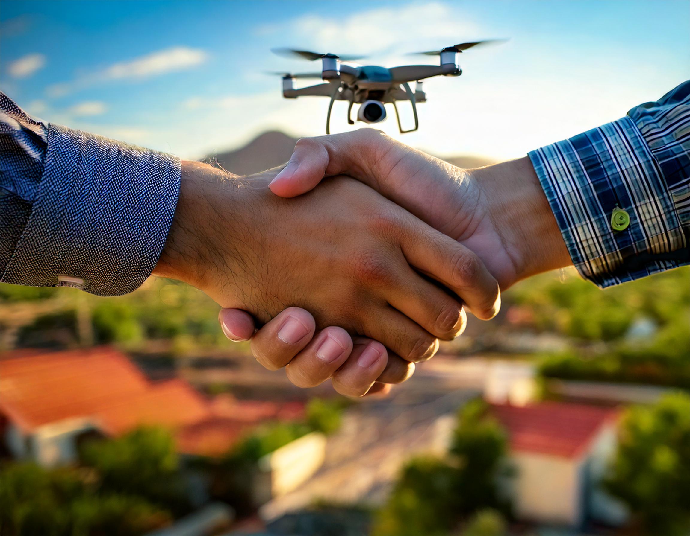 Supervisión de proyectos residenciales con tecnología de drones.