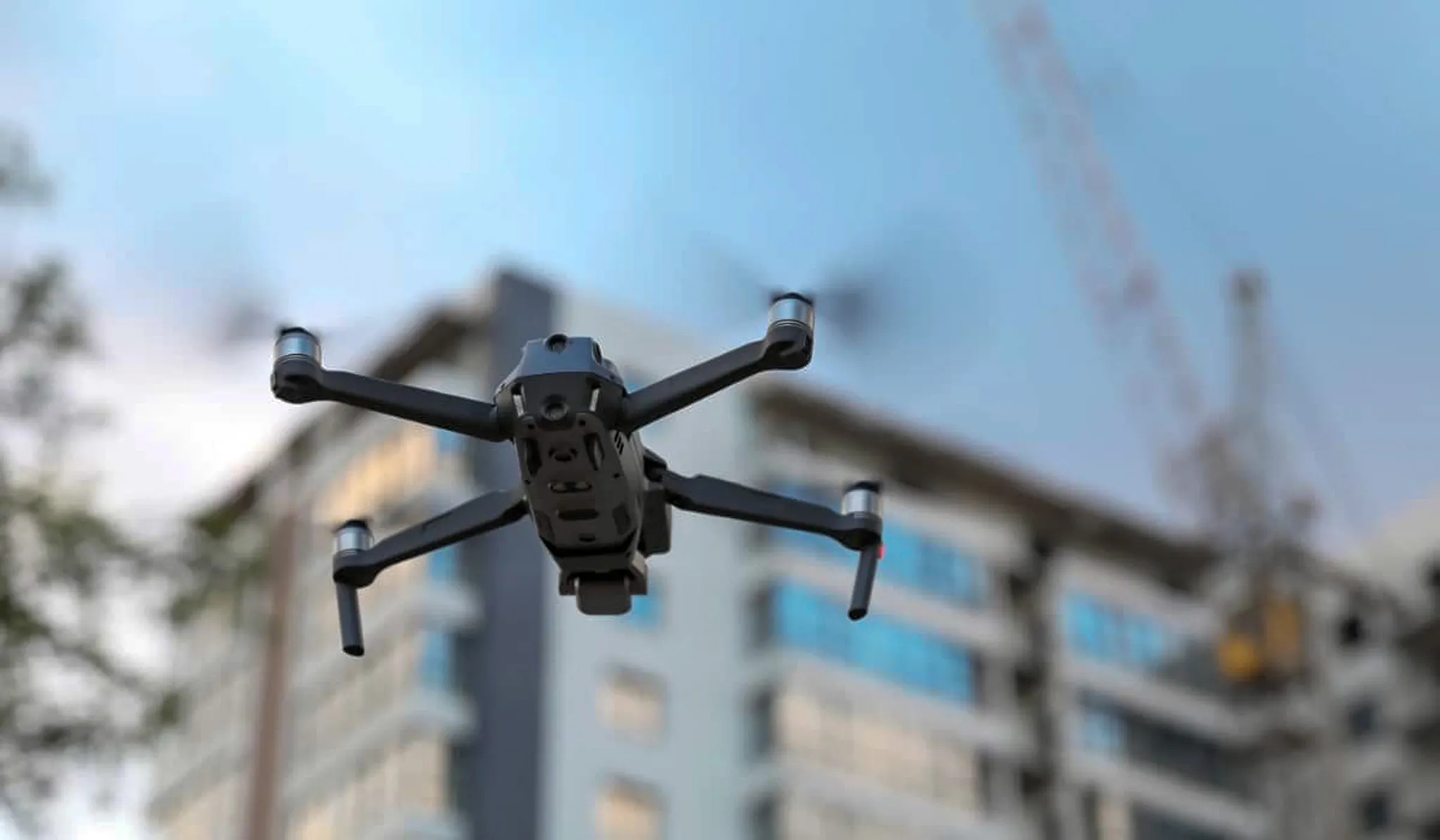 Supervisión de obra con dron para monitoreo en tiempo real.