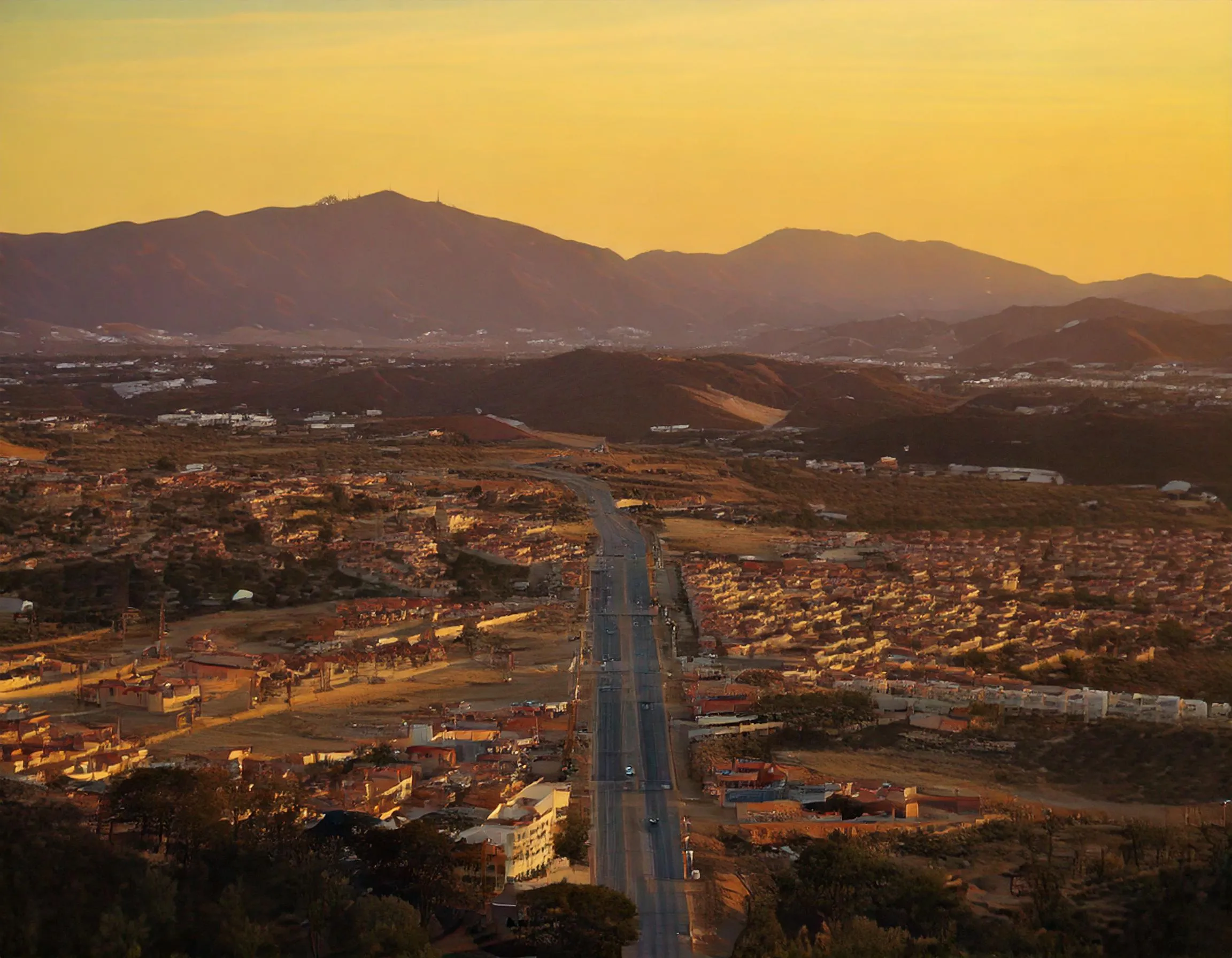 Proyecto de obra civil monitoreado con drones en México.